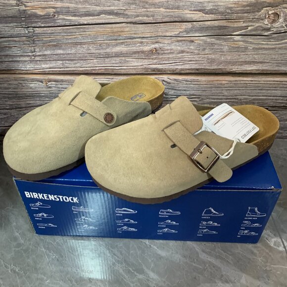 Birkenstock Tan Slip-On Loafers with Adjustable Buckle main image 4